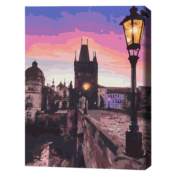 Cumpara  Picturi prin numere - Pictură pe numere 40*50 сm (fără cutie) – Pod..