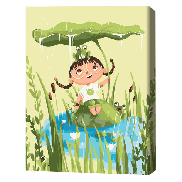 Cumpara  Picturi prin numere - Pictură pe numere 30*40 сm (fără cutie) – Zân..