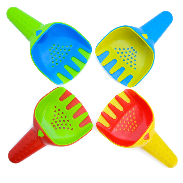 Super set 4 în 1 pentru nisip, 4 culori