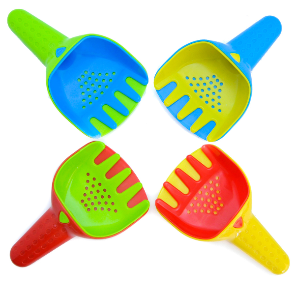 Super set 4 în 1 pentru nisip, 4 culori