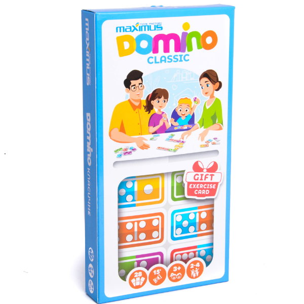 Joc de masă „Domino clasic”,  28 dominouri