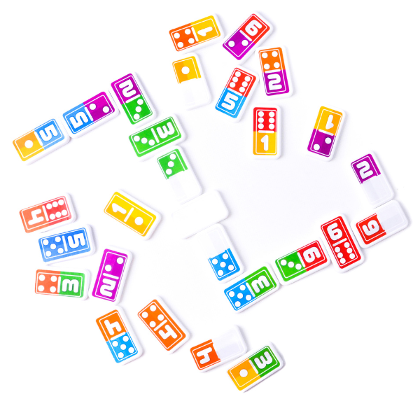Joc de masă „Domino matematic”,  28 dominouri