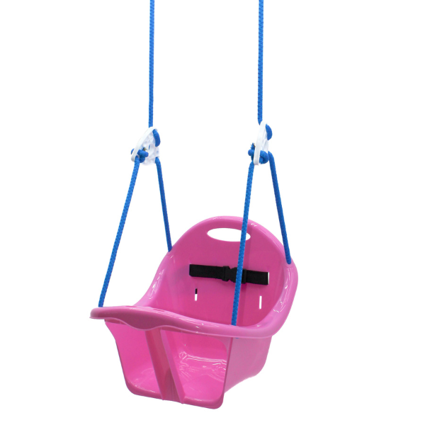 Cumpara  Balansoare/sandbox-uri - Leagăn de culoare roz, suspendat „Barza”..