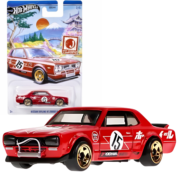 Hot Wheels Seria tematică J-Import 1:64, 5 modele