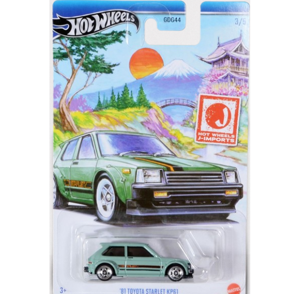 Hot Wheels Seria tematică J-Import 1:64, 5 modele