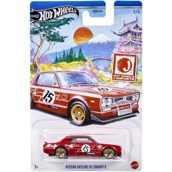 Hot Wheels Seria tematică J-Import 1:64, 5 modele