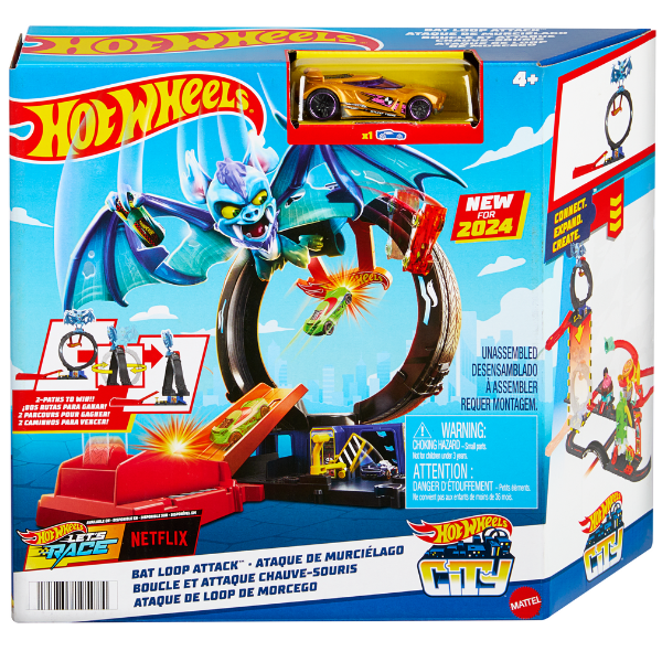 Hot Wheels Set de joc "Atacul liliacului"