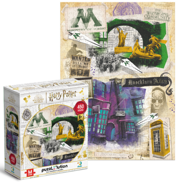 Puzzle „Ministerul Magiei și Aleea Knocktern.”, seria Harry Potter, 450  elem.