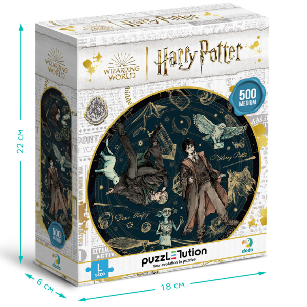 Puzzle „Dedicat. Legendar. Mândru”, seria Harry Potter, 500 elem.