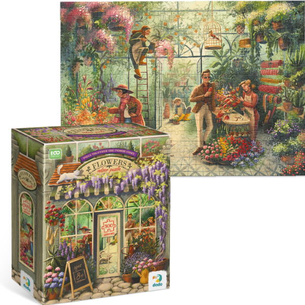 Puzzle „Magazinul de flori”, seria Stil de viață, 300 elem.