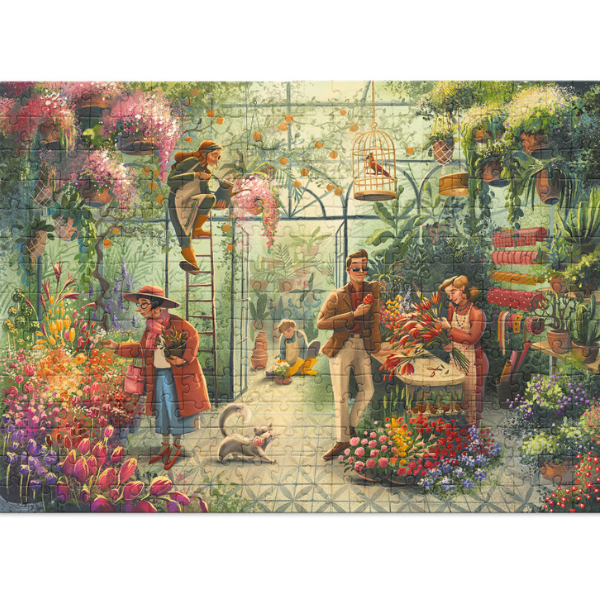 Puzzle „Magazinul de flori”, seria Stil de viață, 300 elem.