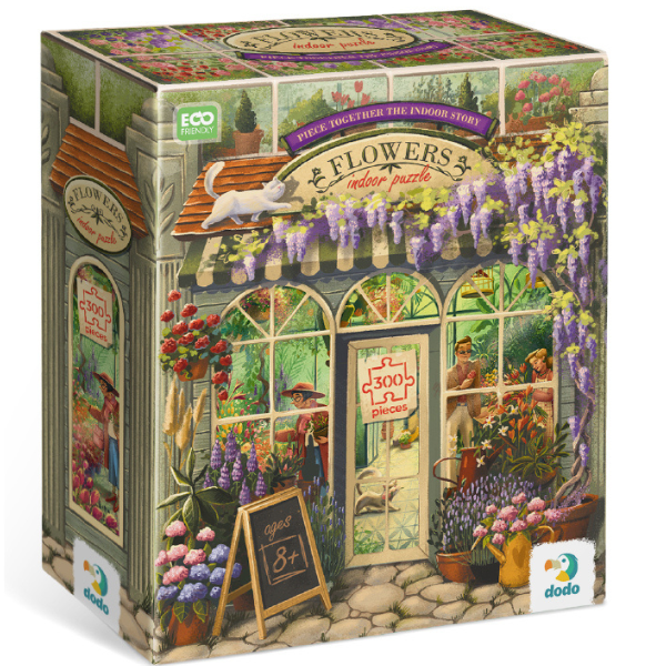 Puzzle „Magazinul de flori”, seria Stil de viață, 300 elem.