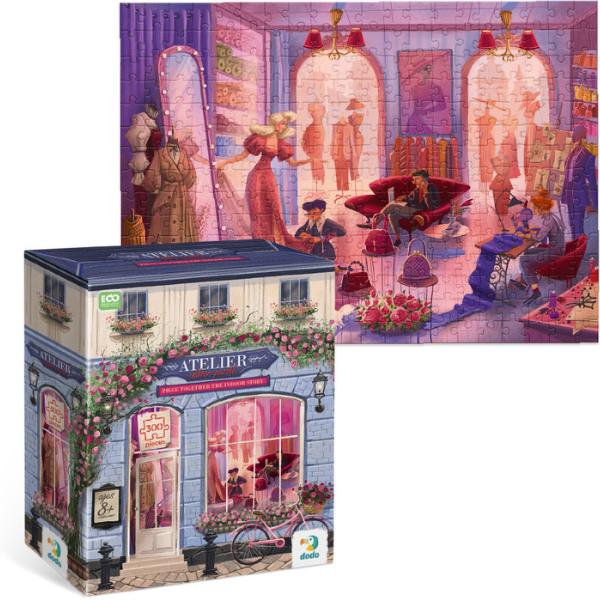 Puzzle „Atelierul de modă”, seria Stil de viață, 300 elem.