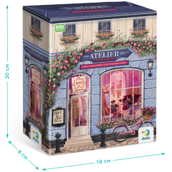 Puzzle „Atelierul de modă”, seria Stil de viață, 300 elem.