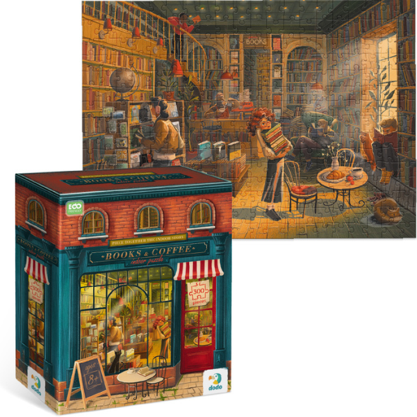 Puzzle „Librărie”, seria Stil de viață, 300 elem.