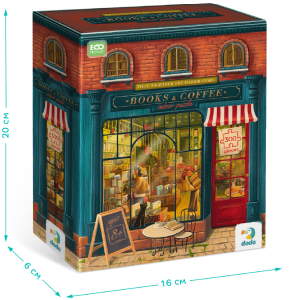 Puzzle „Librărie”, seria Stil de viață, 300 elem.