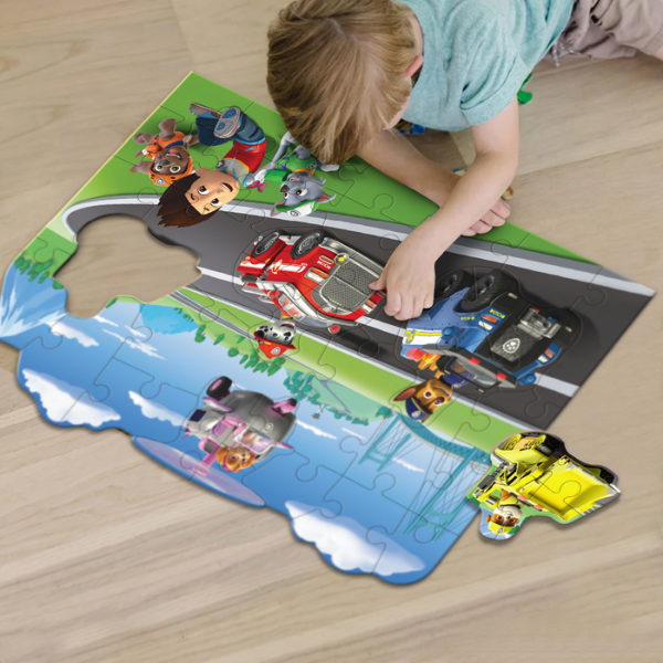 Puzzle mare de podea, seria Patrula cățelușilor, 40 elem.