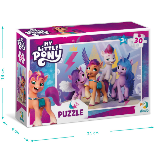 Puzzle "Aventuri cu prietenele", seria My Little Pony, 30 elem.