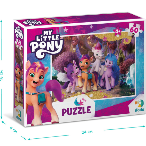 Puzzle „Pădurea magică”, seria My Little Pony, 60 elem.