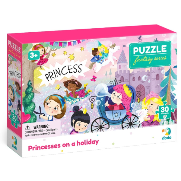 Puzzle „Prințese în vacanță”, seria Fantasy, 30 elem.