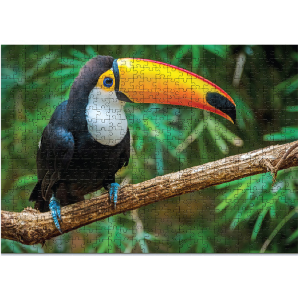 Puzzle „Toucan. Brazilia”, seria Lumea animalelor, 500 elem.
