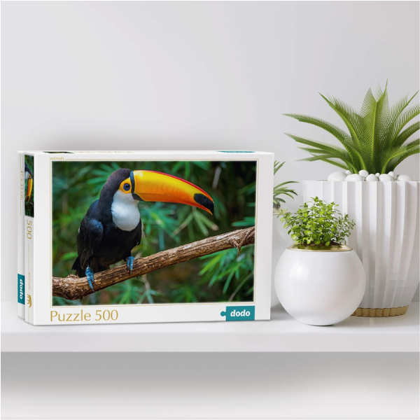 Puzzle „Toucan. Brazilia”, seria Lumea animalelor, 500 elem.