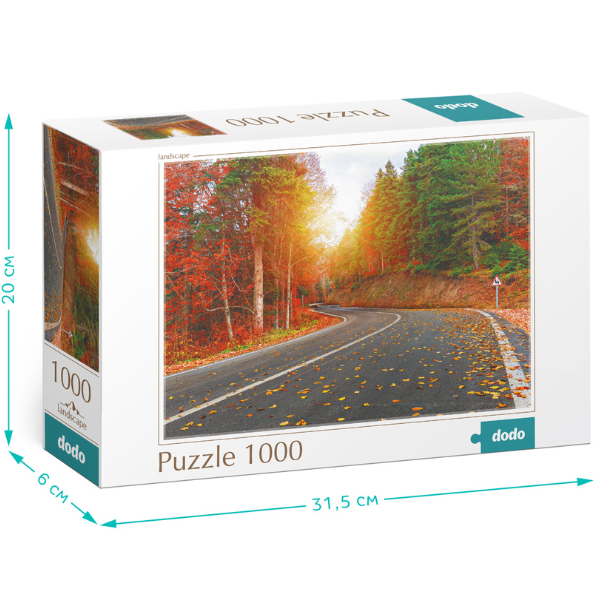 Puzzle „Pădure de toamnă. Turcia”, seria Peisaje, 1000 elem.