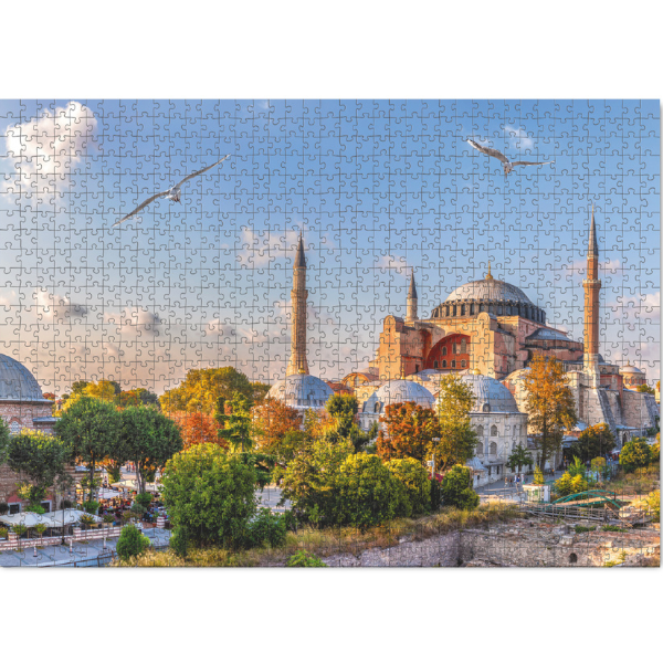 Puzzle „Sfânta Sophia. Turcia”, seria Peisaje, 1000 elem.