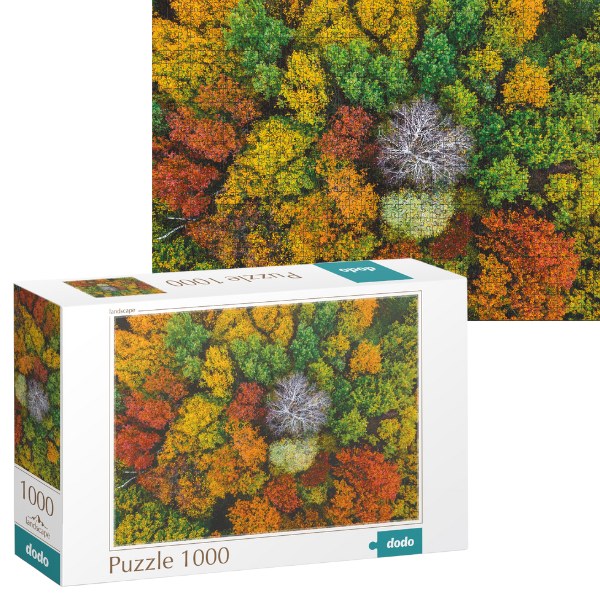 Puzzle „Satul Dzembronya. Ucraina”, seria Peisaje, 1000 elem.