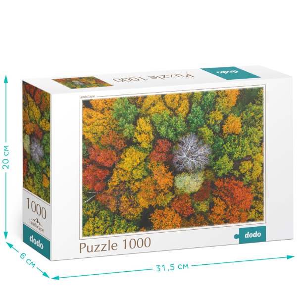 Puzzle „Satul Dzembronya. Ucraina”, seria Peisaje, 1000 elem.
