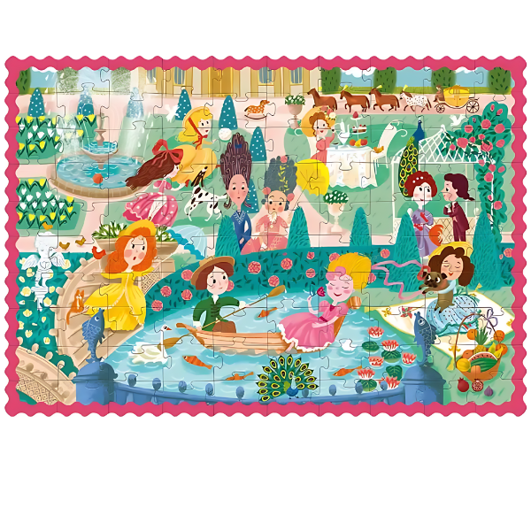 Puzzle „Prințese la plimbare”, 100 elem.