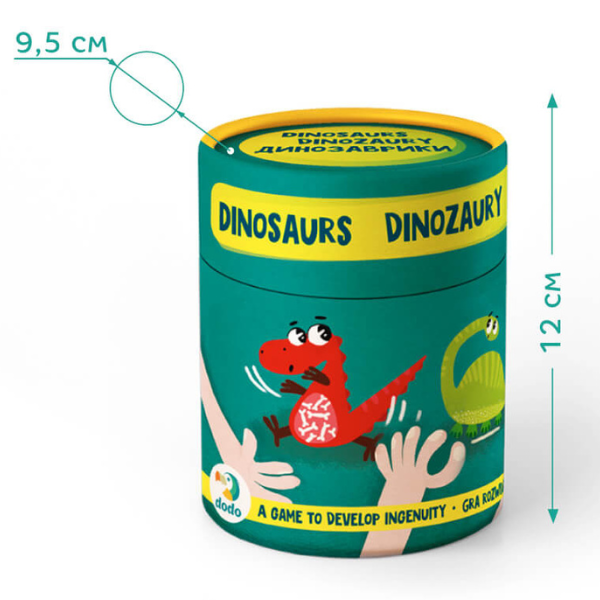 Joc de viteză și reacție „Dinozauri”