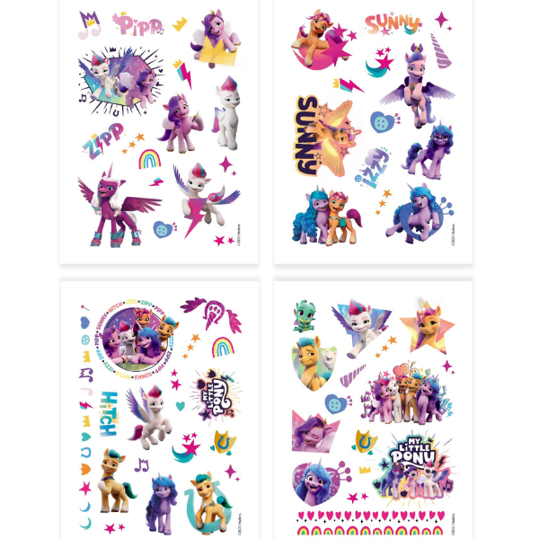 Set de tatuaje temporare pentru copii „My Little Pony”, 60 buc.