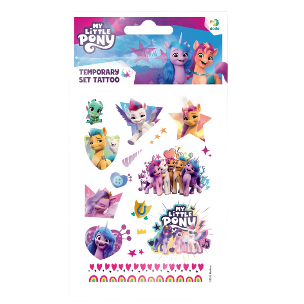Set de tatuaje temporare pentru copii „My Little Pony”, 60 buc.
