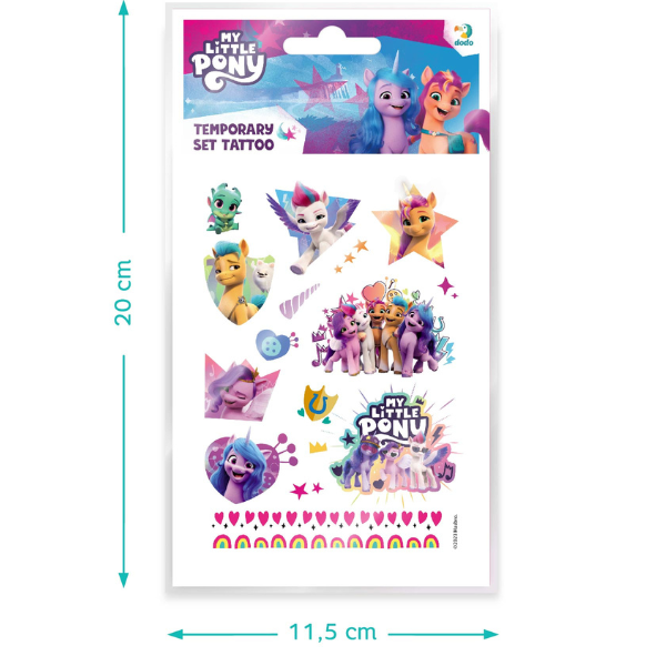 Set de tatuaje temporare pentru copii „My Little Pony”, 60 buc.