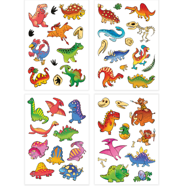 Set de tatuaje temporare pentru copii „Dinozauri”, 46 buc.
