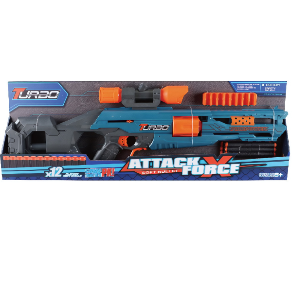 Blaster cu 12 gloanțe rotunde