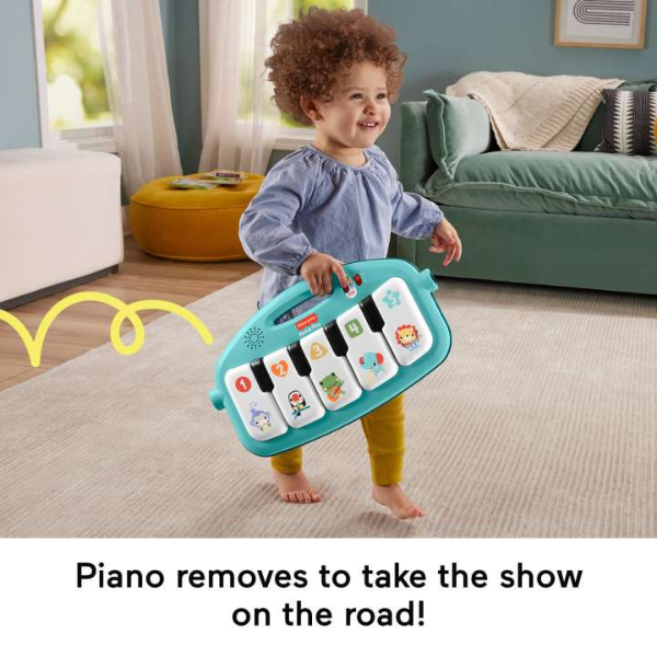 Fisher-Price Игровой коврик "Нажимай и играй" с технологией Smart Stages