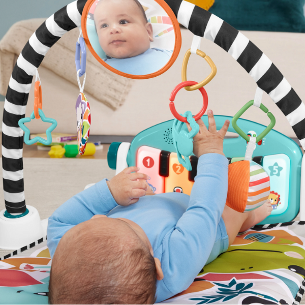 Fisher-Price Игровой коврик "Нажимай и играй" с технологией Smart Stages