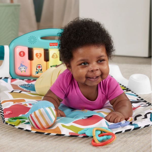 Fisher-Price Игровой коврик "Нажимай и играй" с технологией Smart Stages