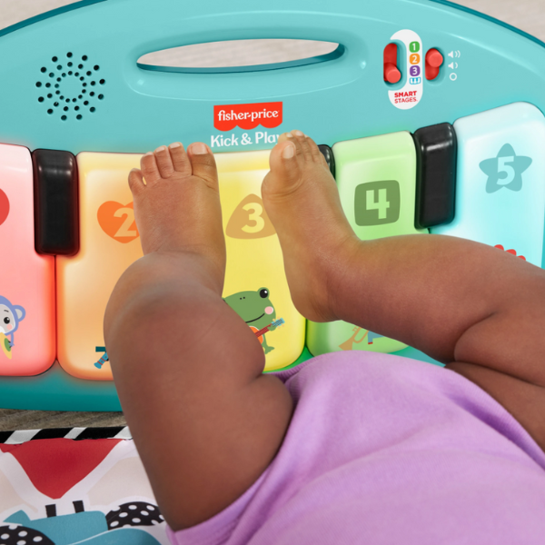Fisher-Price Игровой коврик "Нажимай и играй" с технологией Smart Stages