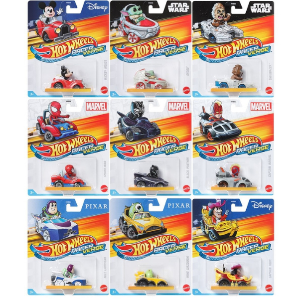 Hot Wheels Mașina din colecția "Lumea curselor" cu personaj din cultura pop