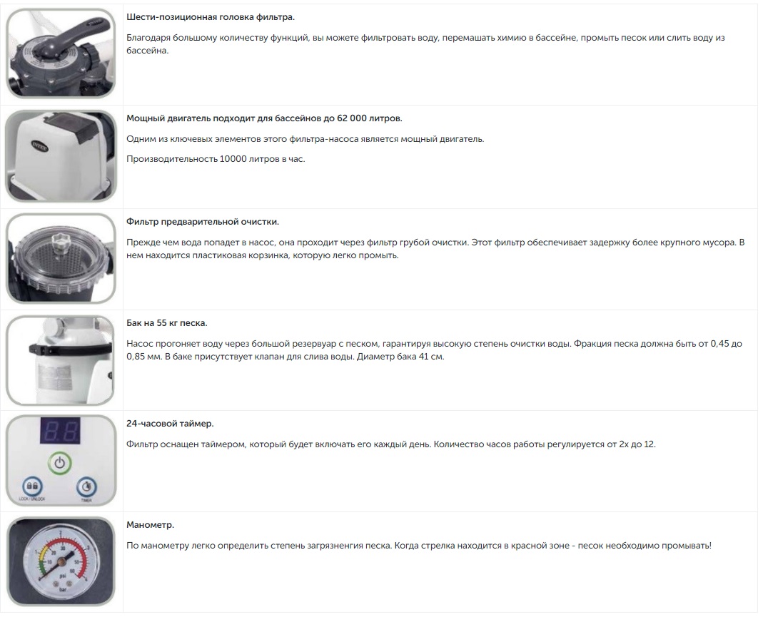 Filtru-Pompa Nisip cu Clorgenerator KRYSTAL CLEAR 7900L/ora