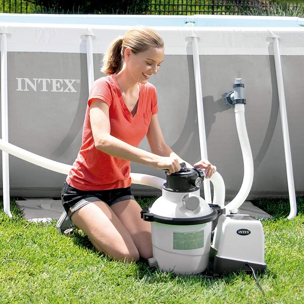 Filtru-Pompa Nisip cu Clorgenerator KRYSTAL CLEAR 10000L/ora