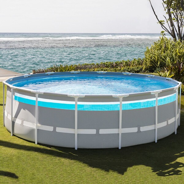Piscină PRISM FRAME CLEARVIEW 427x107cm, 12706L, cadru metalic