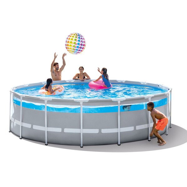 Piscină PRISM FRAME CLEARVIEW 427x107cm, 12706L, cadru metalic