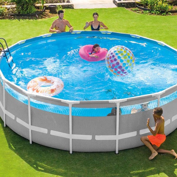 Piscină PRISM FRAME CLEARVIEW 427x107cm, 12706L, cadru metalic