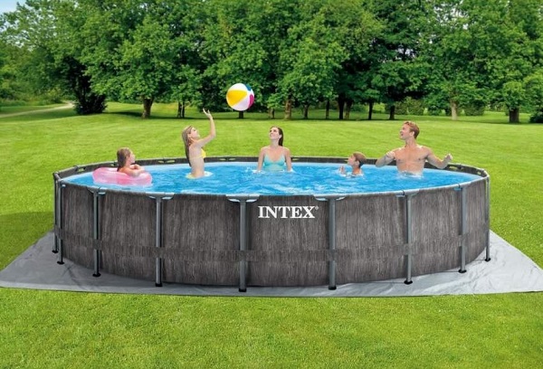 Piscină GREYWOOD PRISM FRAME PREMIUM 549x122cm, 24311L, cadru metalic
