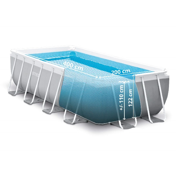 Piscină PRISM FRAME RECTANGULAR 400x200x122cm, 8418L, cadru metalic