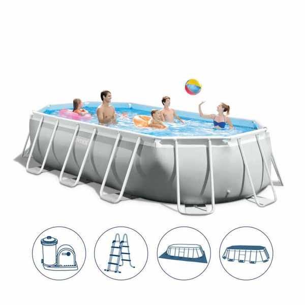 Piscină PRISM FRAME OVAL  503x274x122сm, 13365L, cadru metalic